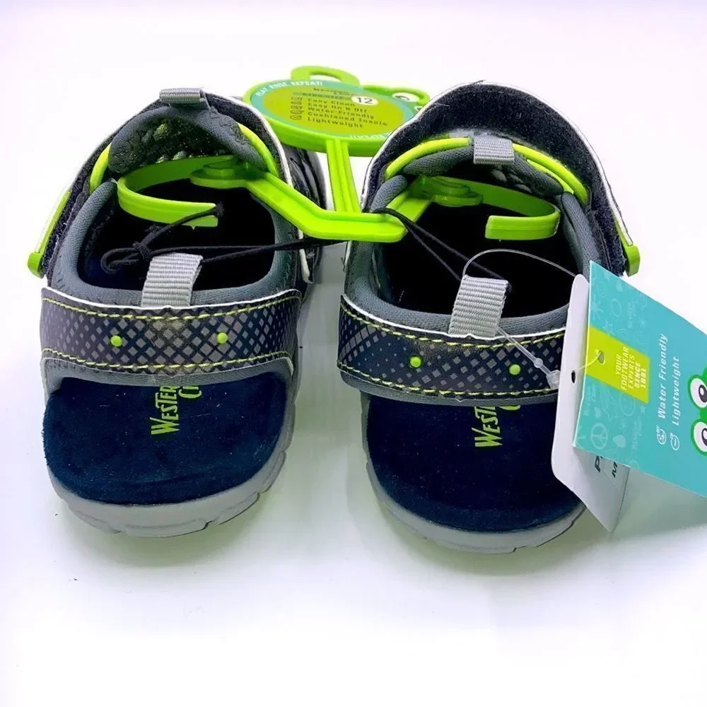 Toddler Boy’s Western Chief Beachcomber Beach Summer Sandals Shoes Size 12